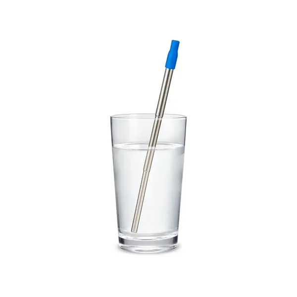 304 stainless steel telescopic drinking straw set with PS case with... from ASI 79530 Prime Line