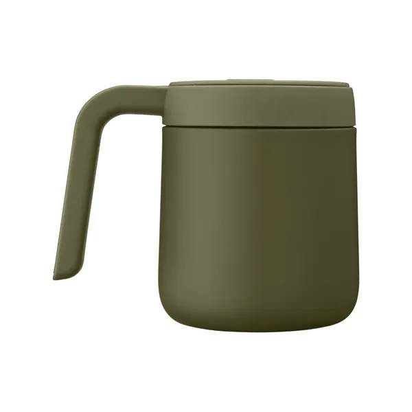 12 ounce mug with double-wall insulation and a slide lid.... from ASI 79530 Prime Line