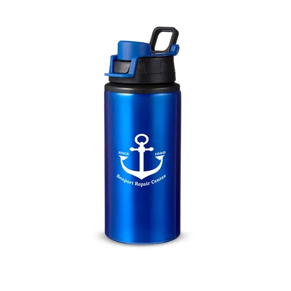 7.87" x 2.75" aluminum single-wall insulated 16.9 ounce water bottle with... from ASI 79530 Prime Line