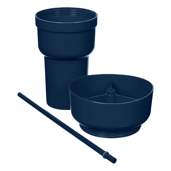 Team 365 1L Recycled PP Stadium Tumbler With Snack Bowl... from ASI 79530 Prime Line