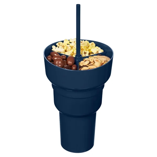 Team 365 1L Recycled PP Stadium Tumbler With Snack Bowl... from ASI 79530 Prime Line