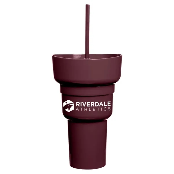 Team 365 1L Recycled PP Stadium Tumbler With Snack Bowl... from ASI 79530 Prime Line