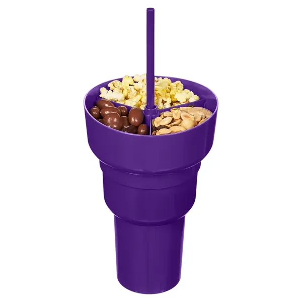 Team 365 1L Recycled PP Stadium Tumbler With Snack Bowl... from ASI 79530 Prime Line