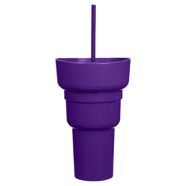 Team 365 1L Recycled PP Stadium Tumbler With Snack Bowl... from ASI 79530 Prime Line