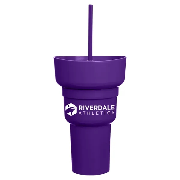 Team 365 1L Recycled PP Stadium Tumbler With Snack Bowl... from ASI 79530 Prime Line