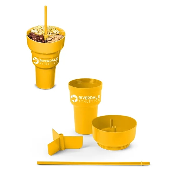 Team 365 1L Recycled PP Stadium Tumbler With Snack Bowl... from ASI 79530 Prime Line