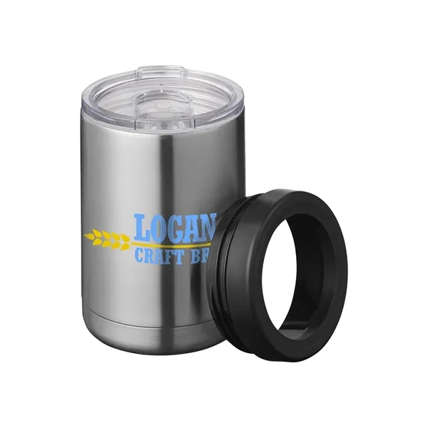 12-ounce can cooler with double-wall insulation, silicone seal, flip-top lid and... from ASI 79530 Prime Line