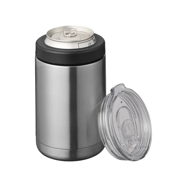 12-ounce can cooler with double-wall insulation, silicone seal, flip-top lid and... from ASI 79530 Prime Line