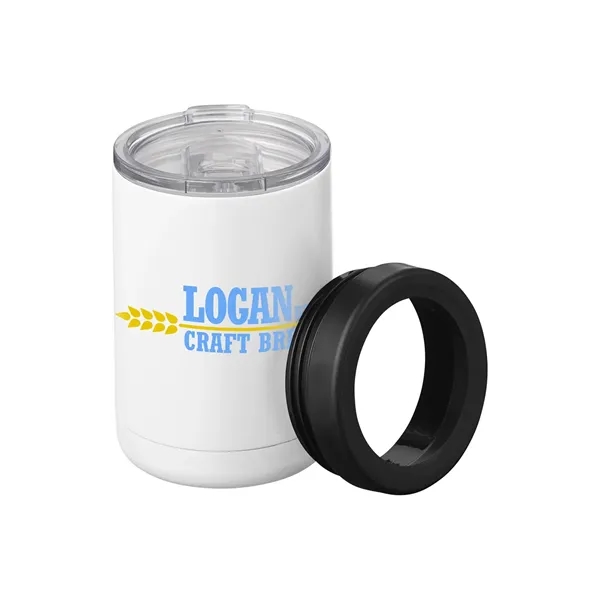 12-ounce can cooler with double-wall insulation, silicone seal, flip-top lid and... from ASI 79530 Prime Line