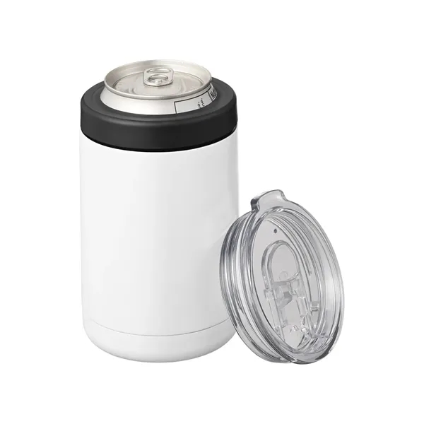 12-ounce can cooler with double-wall insulation, silicone seal, flip-top lid and... from ASI 79530 Prime Line