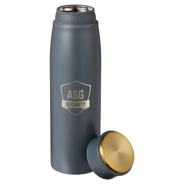 16-ounce bottle with double-wall vacuum insulation and gold lid.... from ASI 79530 Prime Line