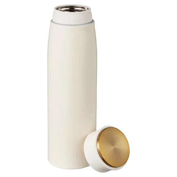16-ounce bottle with double-wall vacuum insulation and gold lid.... from ASI 79530 Prime Line