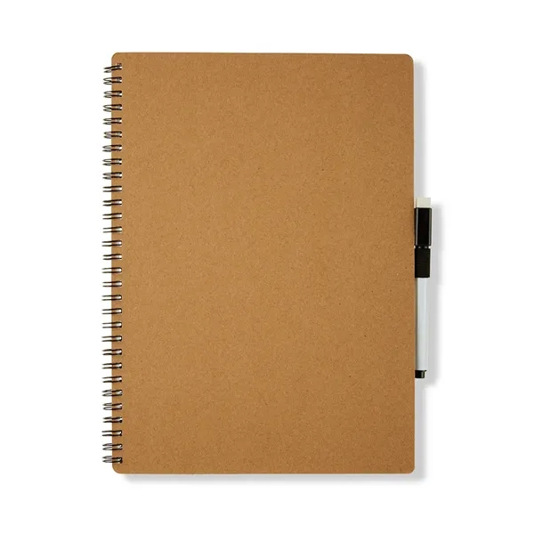 Dry-erase notebook with a cardboard cover, spiral binding, 8 whiteboard panels,... from ASI 79530 Prime Line