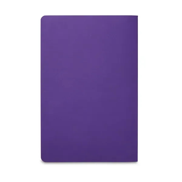 5.5" x 8.25" x 0.25" 32-page journal with thermo polyurethane cover... from ASI 79530 Prime Line