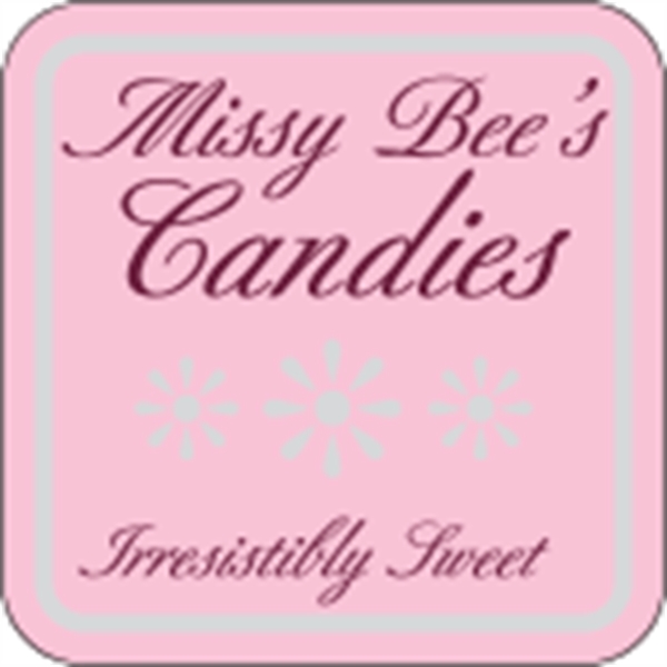 2" x 2" decal with clear static face, round corners and... from ASI 89910 Stouse, LLC