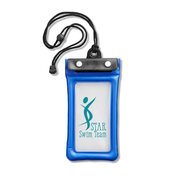 4.3124" x 9.75" x 0.25" floating PVC water-resistant smartphone pouch with... from ASI 79530 Prime Line