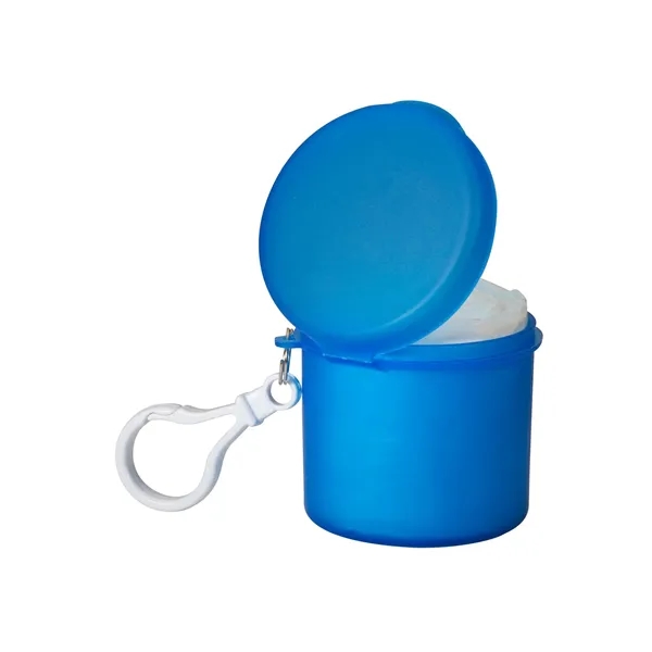 2.08" x 2" plastic case and carabiner clip with single use... from ASI 79530 Prime Line