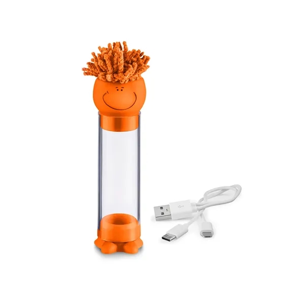 5.5" x 1.5" MopToppers® AS plastic, silicone and microfiber charging cable... from ASI 79530 Prime Line