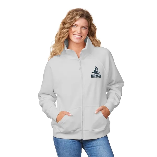 Ladies boxy full zip fleece with a smooth 3-end surface, perfect... from ASI 72657 Active Life Promo / Active Life