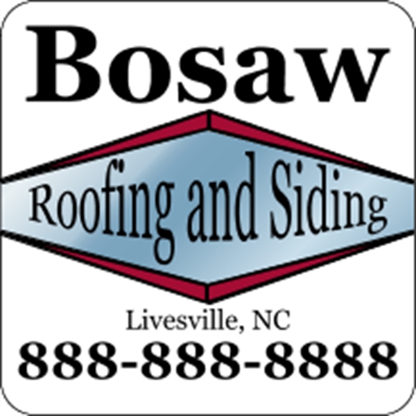 3.5" x 3.5" chrome polyester decal with round corners and one... from ASI 89910 Stouse, LLC