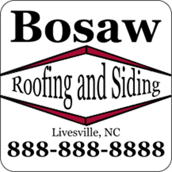 3.5" x 3.5" removable white vinyl decal with round corners and... from ASI 89910 Stouse, LLC