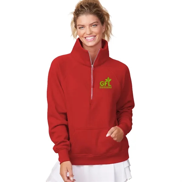 Soft, boxy ladies' half-zip fleece ideal for custom logo embroidery or... from ASI 72657 Active Life Promo / Active Life