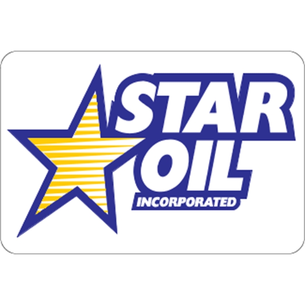 4.5" x 3" white vinyl decal with round corners and one... from ASI 89910 Stouse, LLC