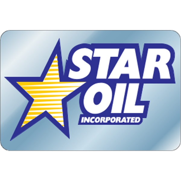 4.5" x 3" chrome polyester decal with round corners and one... from ASI 89910 Stouse, LLC