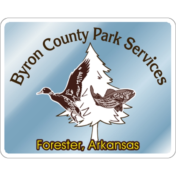 5" x 4" chrome polyester decal with round corners and one... from ASI 89910 Stouse, LLC