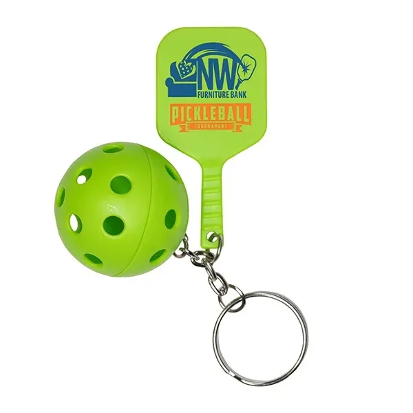 Pickleball Keychain is fun and functional accessory is the perfect way... from ASI 62660 Innovation Line