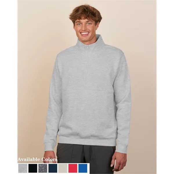 9 oz unisex tournament half zip in cotton-rich fleece with a... from ASI 72657 Active Life Promo / Active Life