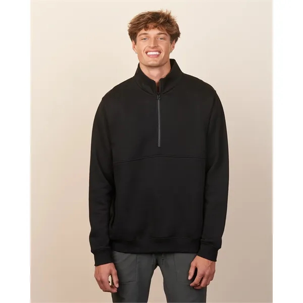 9 oz unisex tournament half zip in cotton-rich fleece with a... from ASI 72657 Active Life Promo / Active Life