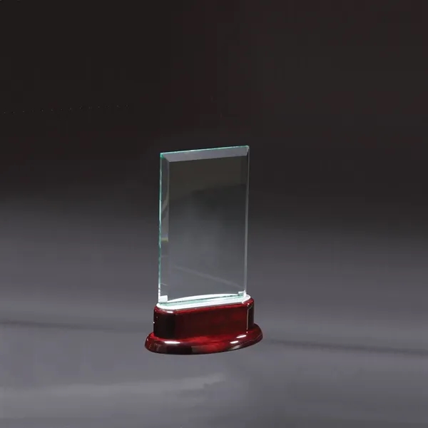 7.5" x 4.5" x 2.5" award crafted out of optically perfect... from ASI 68507 The Magnet Group / Benchmark Crystal & Clocks