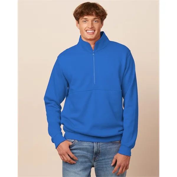 9 oz unisex tournament half zip in cotton-rich fleece with a... from ASI 72657 Active Life Promo / Active Life