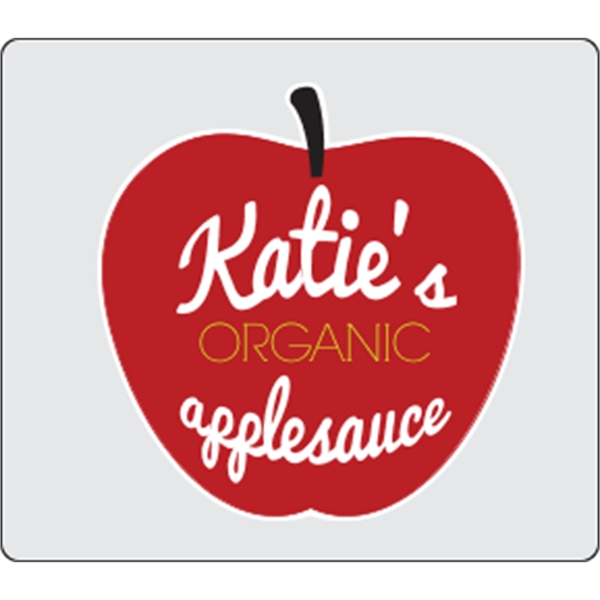 4" x 3.5" clear polyester decal with face adhesive, round corners... from ASI 89910 Stouse, LLC