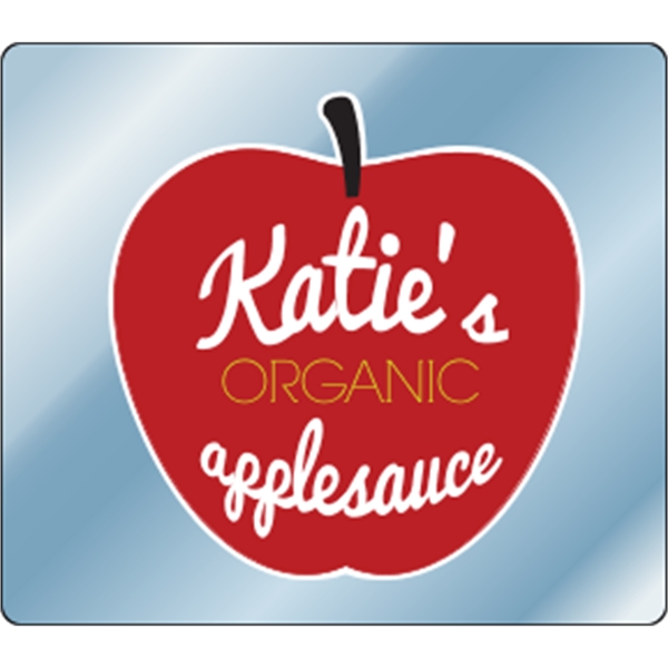 4" x 3.5" chrome polyester decal with round corners and one... from ASI 89910 Stouse, LLC