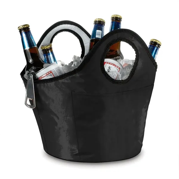 Portable, insulated ice bucket and beverage carrier with handles.... from ASI 68507 The Magnet Group / Perfect Line