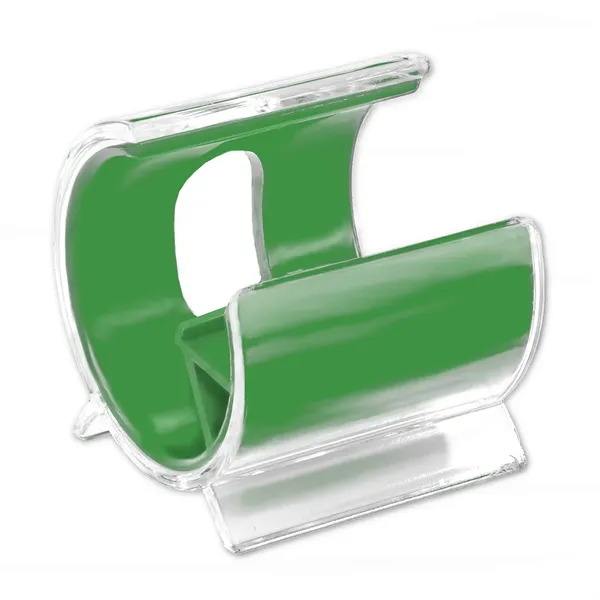 Curved cell phone holder with customization and color options.... from ASI 68507 The Magnet Group / Innovations by Magnet™