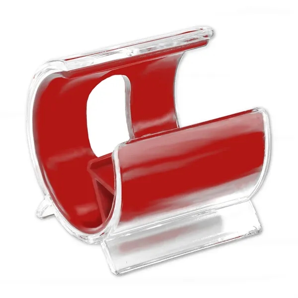 Curved cell phone holder with customization and color options.... from ASI 68507 The Magnet Group / Innovations by Magnet™