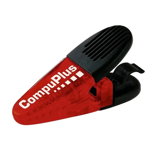 Power clip with strong magnet, pen holder, rubber handles and customization.... from ASI 68507 The Magnet Group / Innovations by Magnet™