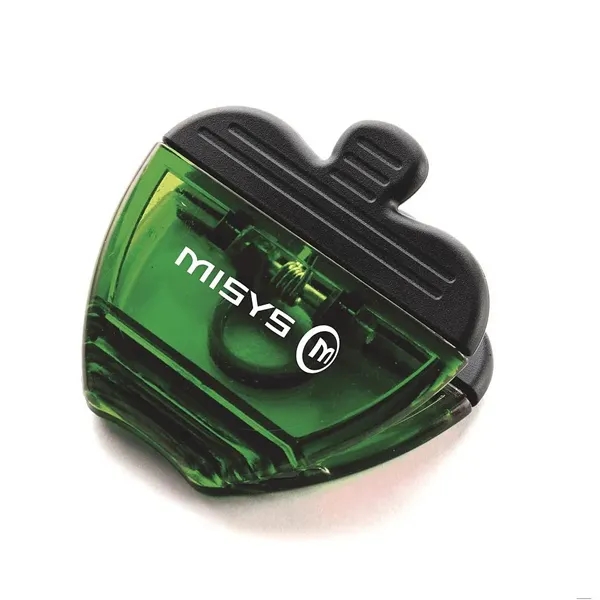 Apple shaped power clip with magnetic backing and real rubber handles.... from ASI 68507 The Magnet Group / Innovations by Magnet™
