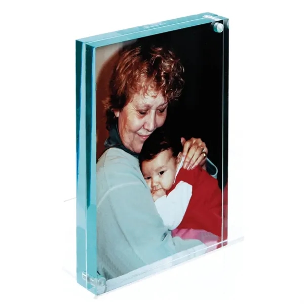 5" x 3.5" picture frame made of transparent acrylic that can... from ASI 68507 The Magnet Group / Innovations by Magnet™
