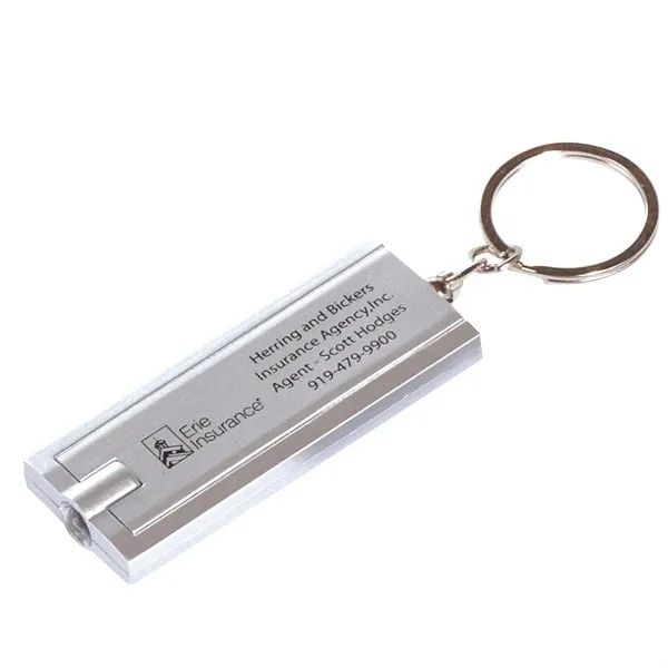 Key chain with light and rectangle shape.... from ASI 68507 The Magnet Group / Innovations by Magnet™