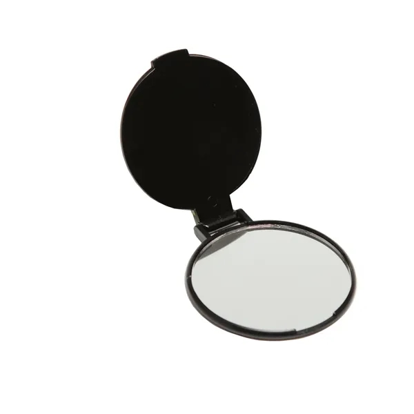 Round, ultra-thin compact mirror with customization.... from ASI 68507 The Magnet Group / Innovations by Magnet™