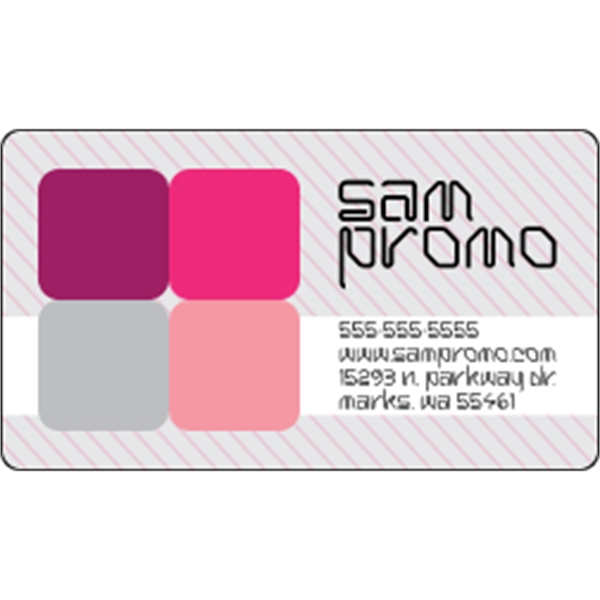 3.5" x 2" decal with clear static stick backing, round corners... from ASI 89910 Stouse, LLC