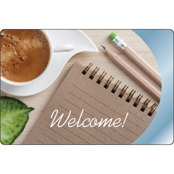 4.5" x 3" chrome polyester decal with rounded corners and four... from ASI 89910 Stouse, LLC