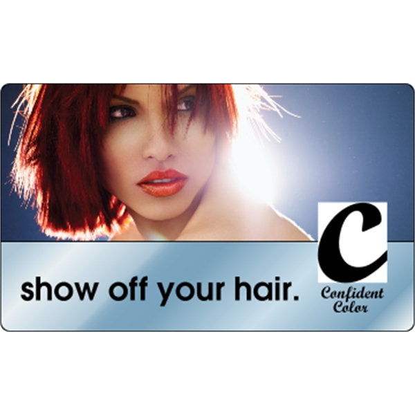 5" x 3" chrome polyester decal with rounded corners and four... from ASI 89910 Stouse, LLC