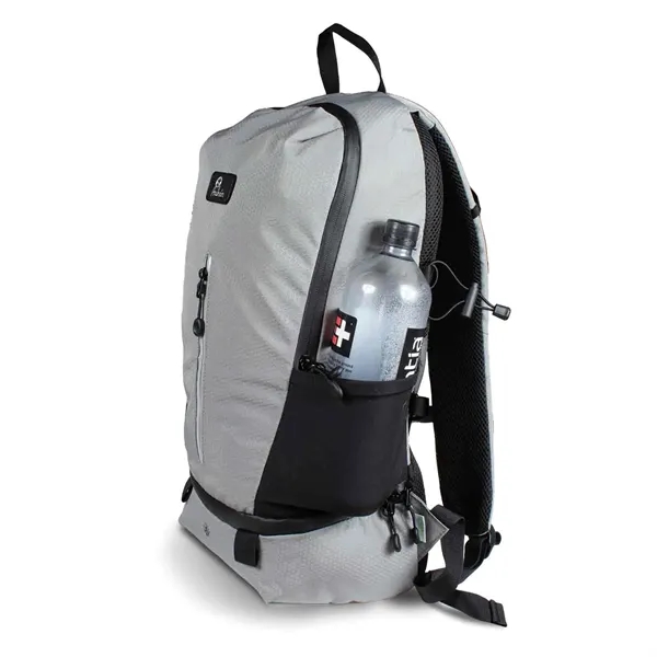 Nomad Eco Backpack with adjustable side pockets, 15.6" laptop capacity, and... from ASI 68507 The Magnet Group / Innovations by Magnet™