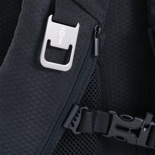 Nomad Eco Backpack with adjustable side pockets, 15.6" laptop capacity, and... from ASI 68507 The Magnet Group / Innovations by Magnet™