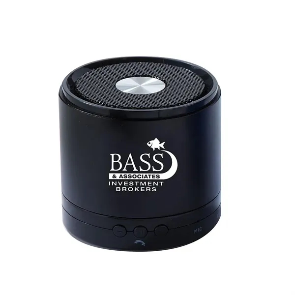Metal Bluetooth® multipurpose speaker with auxiliary jack.... from ASI 68507 The Magnet Group / Innovations by Magnet™